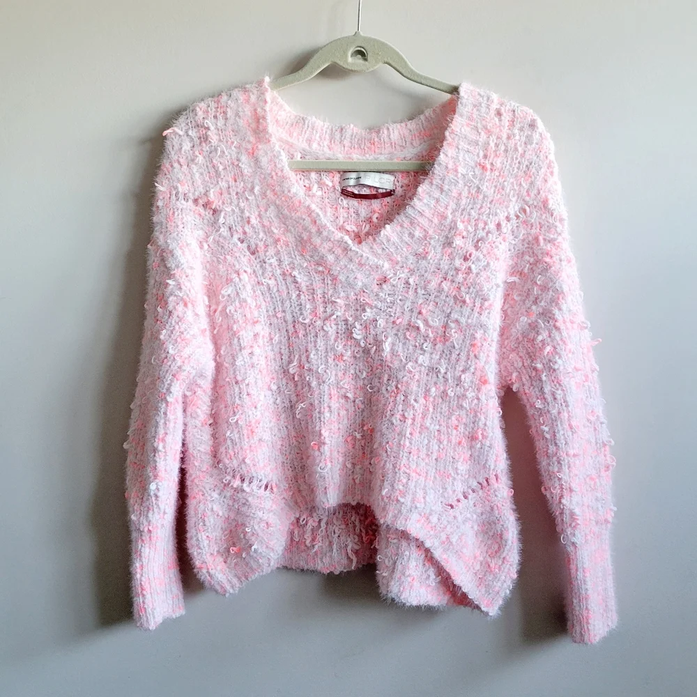 Anthropologie Pilcro Rubie Textured‎ Oversized Sweater